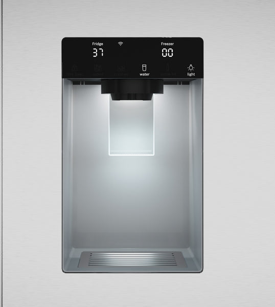 100 Series, French Door Bottom Mount Refrigerator, 36'', Stainless steel (with anti-fingerprint), Total No Frost