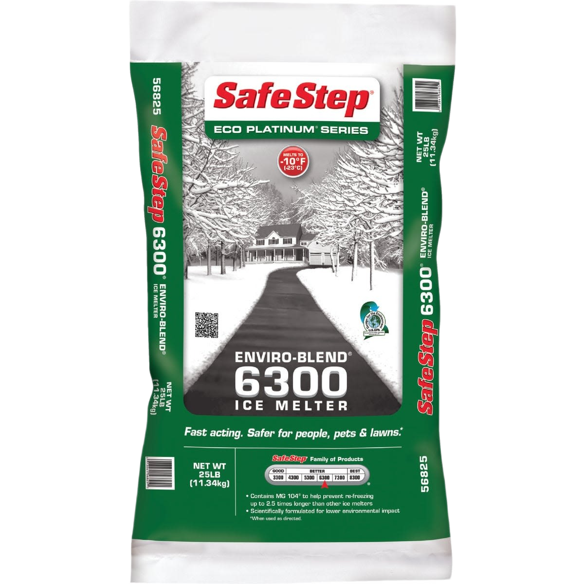 Bag of Safe Step Enviro-Blend ice melt pellets designed for snow and ice tools in lawn and garden collections under $50