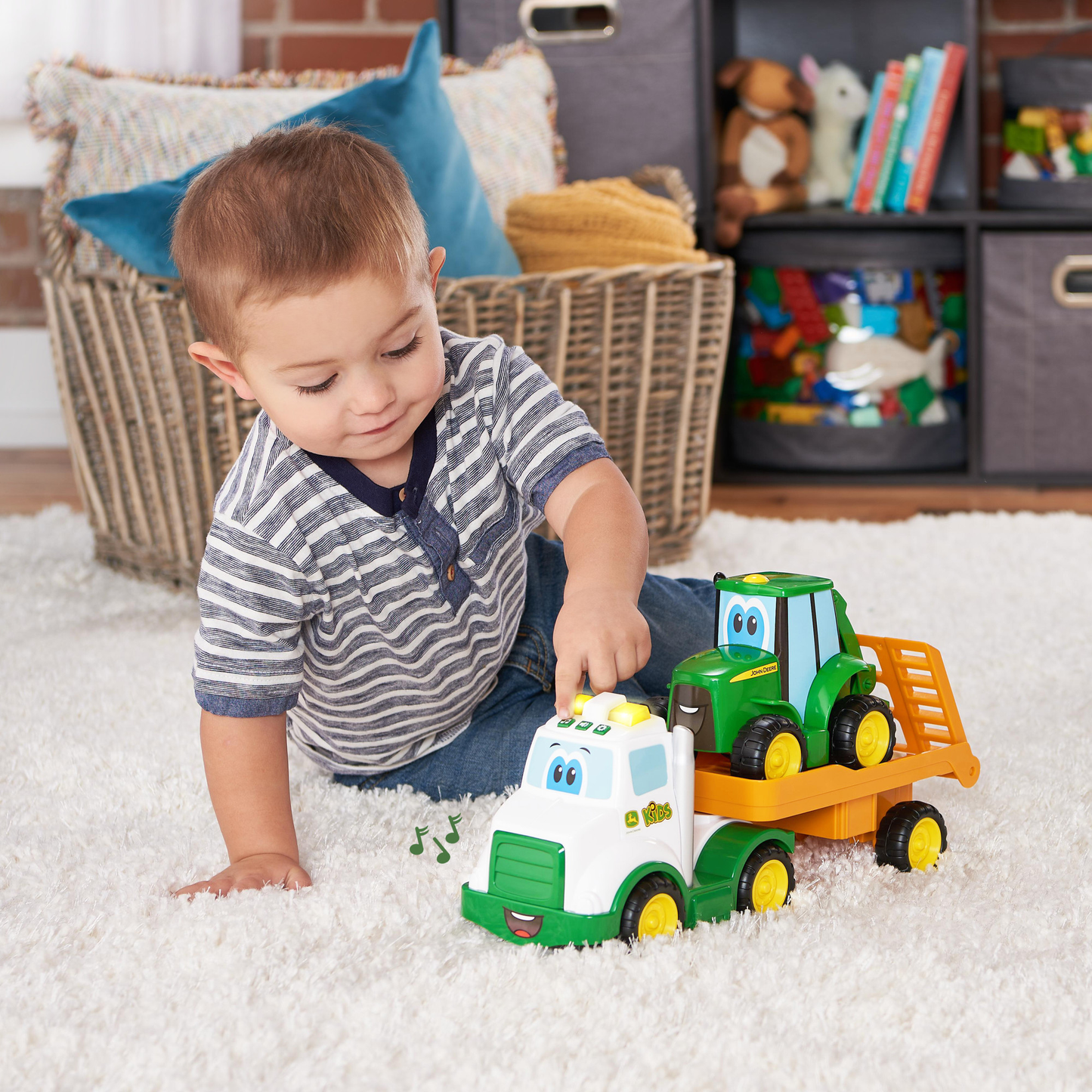 TOMY John Deere Farmin' Friends Hauling Set