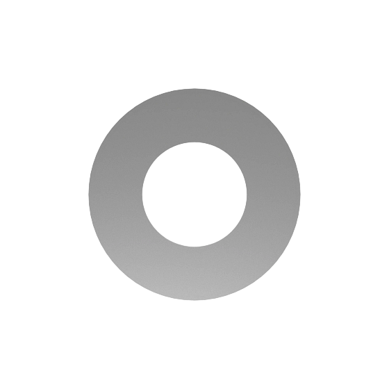 John Deere R42729 Round Hole Washer, 10-Pack
