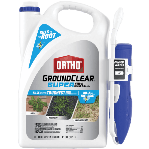 One gallon weed and grass killer spray with comfort wand for targeted outdoor lawn and garden use