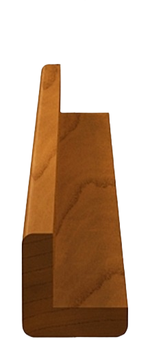 Poplar wood outside corner molding with smooth finish for home improvement and trim installation projects