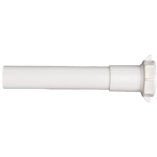 Do it Best 1-1/4" x 12" White Plastic Extension Tube