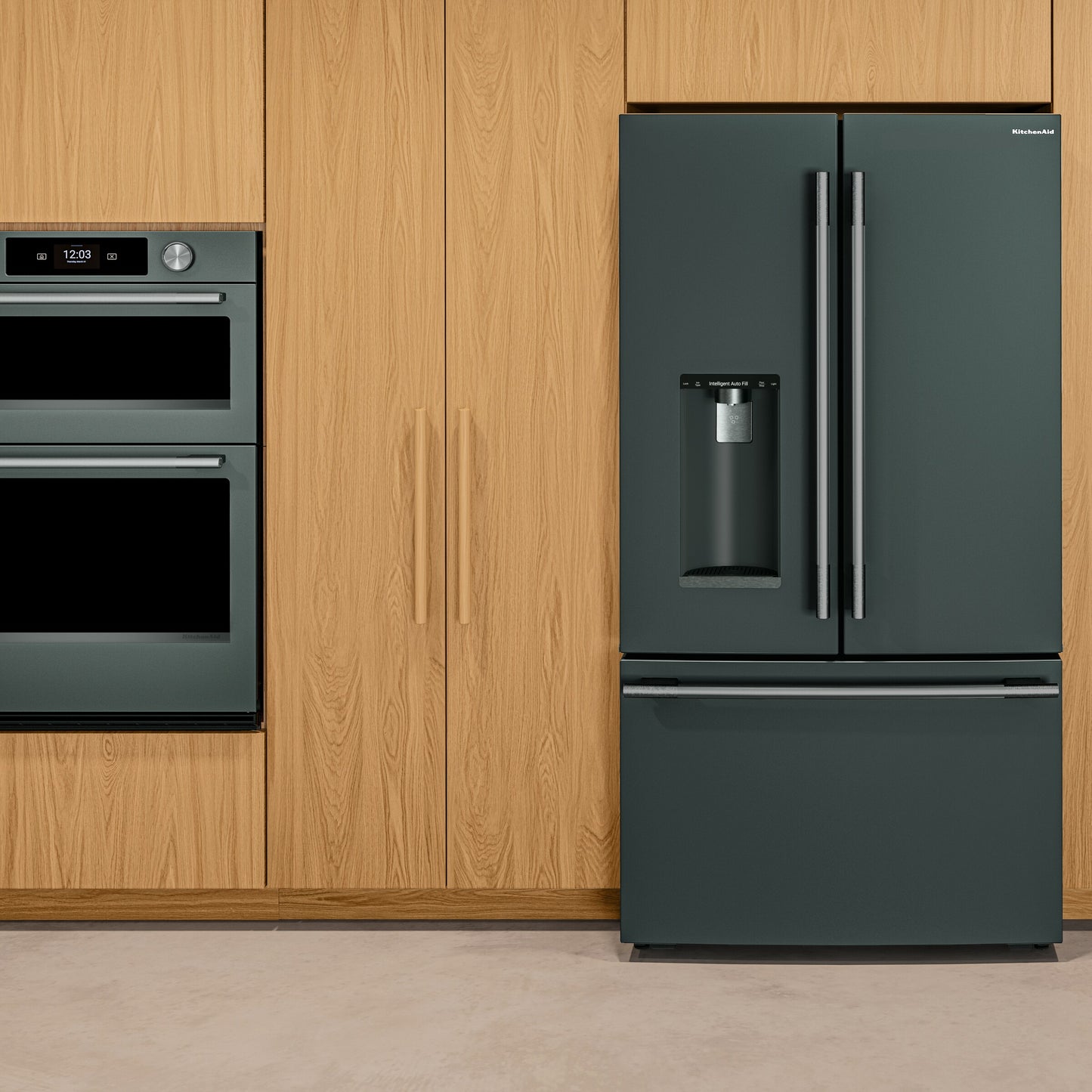 23 Cu. Ft. 36-Inch Counter-Depth French Door Refrigerator with Intelligent Auto Fill in Juniper