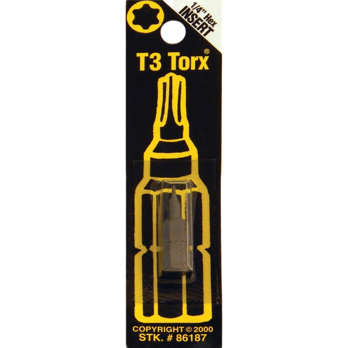 Tamper-proof T3 Torx security bit for tool accessories and power tool use in home improvement projects under $50 collections
