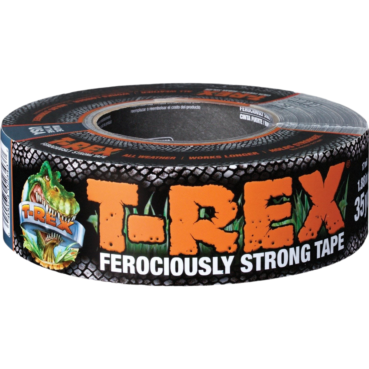 Roll of gray T-Rex strong duct tape for home improvement and tools in tapes and supplies collections under $50