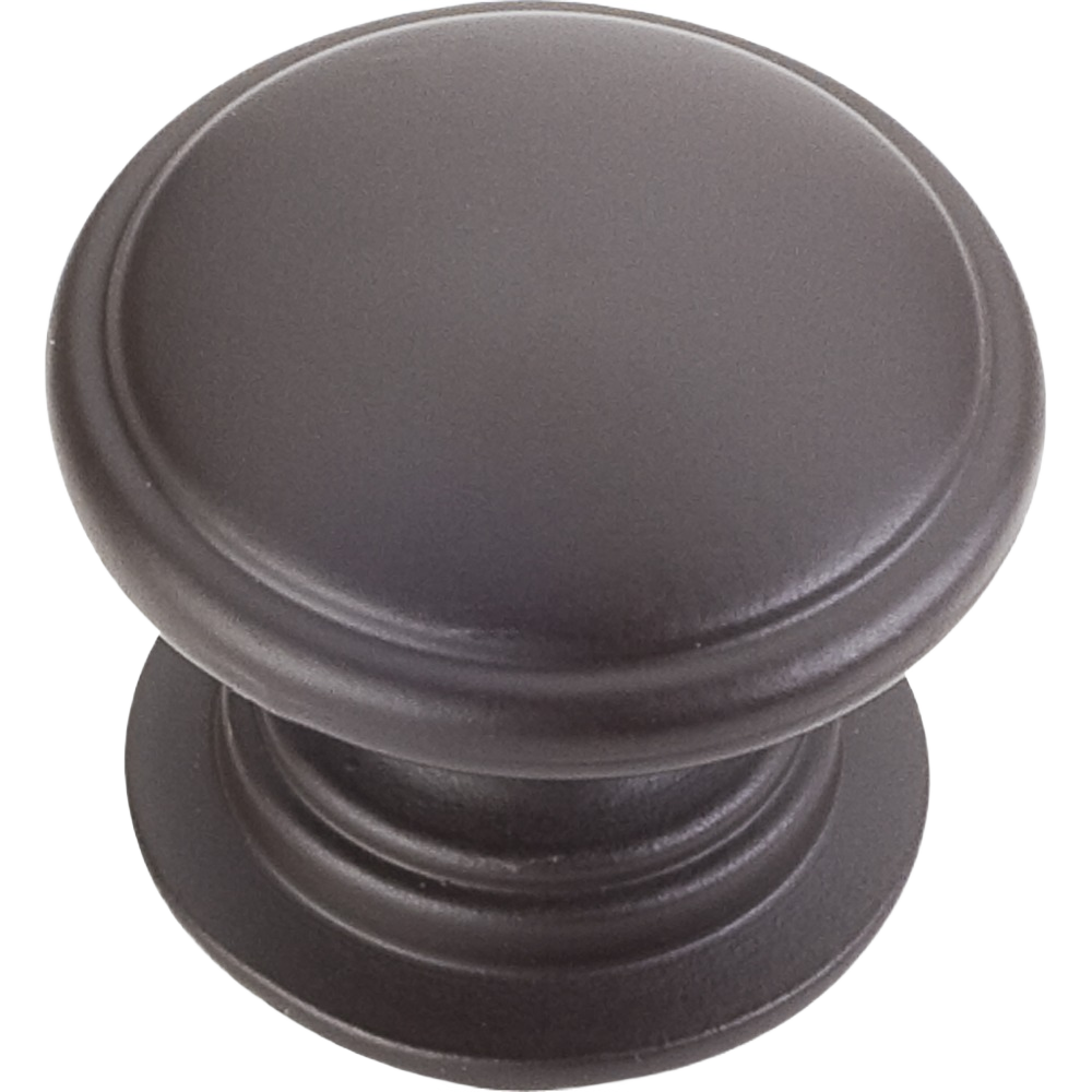 Dark bronze cabinet knob in classic style for hardware and furniture accessories under $50 collections