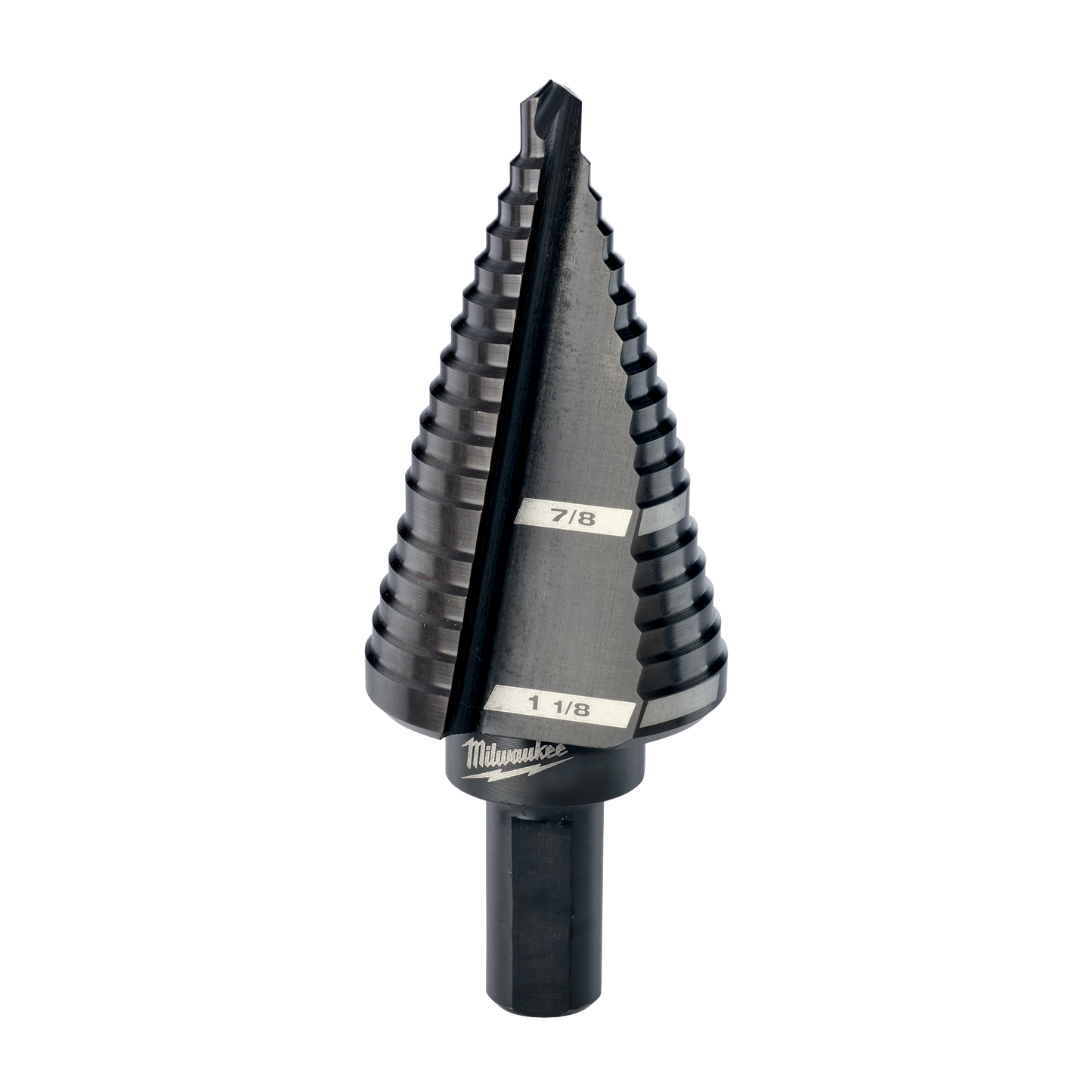 Milwaukee #9 Step Drill Bit, 7/8" & 1-1/8"