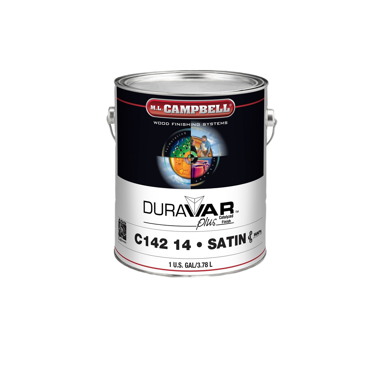 One-gallon can of clear satin furniture coating from Stains, Sealers & Finishes for home improvement projects