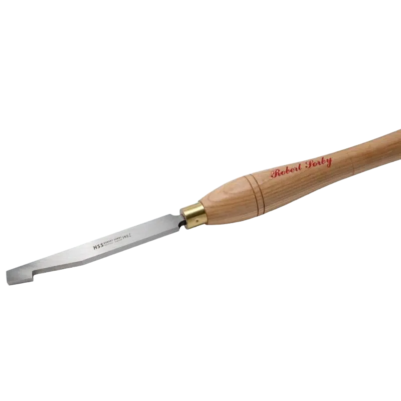 Woodworking diamond side scraper blade with wooden handle, part of Robert Sorby tools under $50 for home improvement tasks