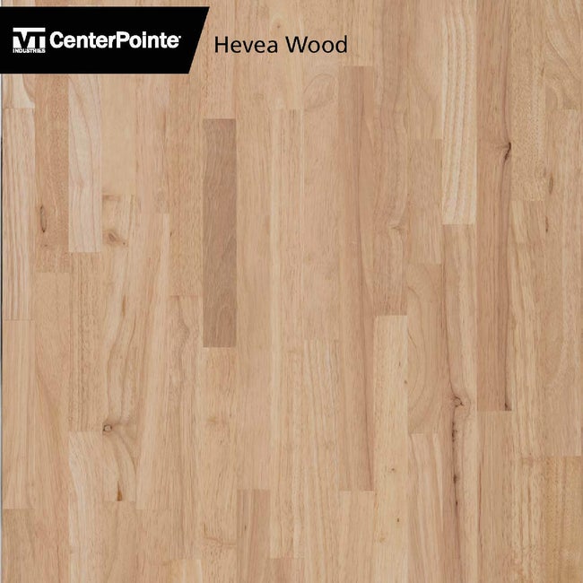 25 x 50 in. Unfinished Hevea Wood Butcher Block