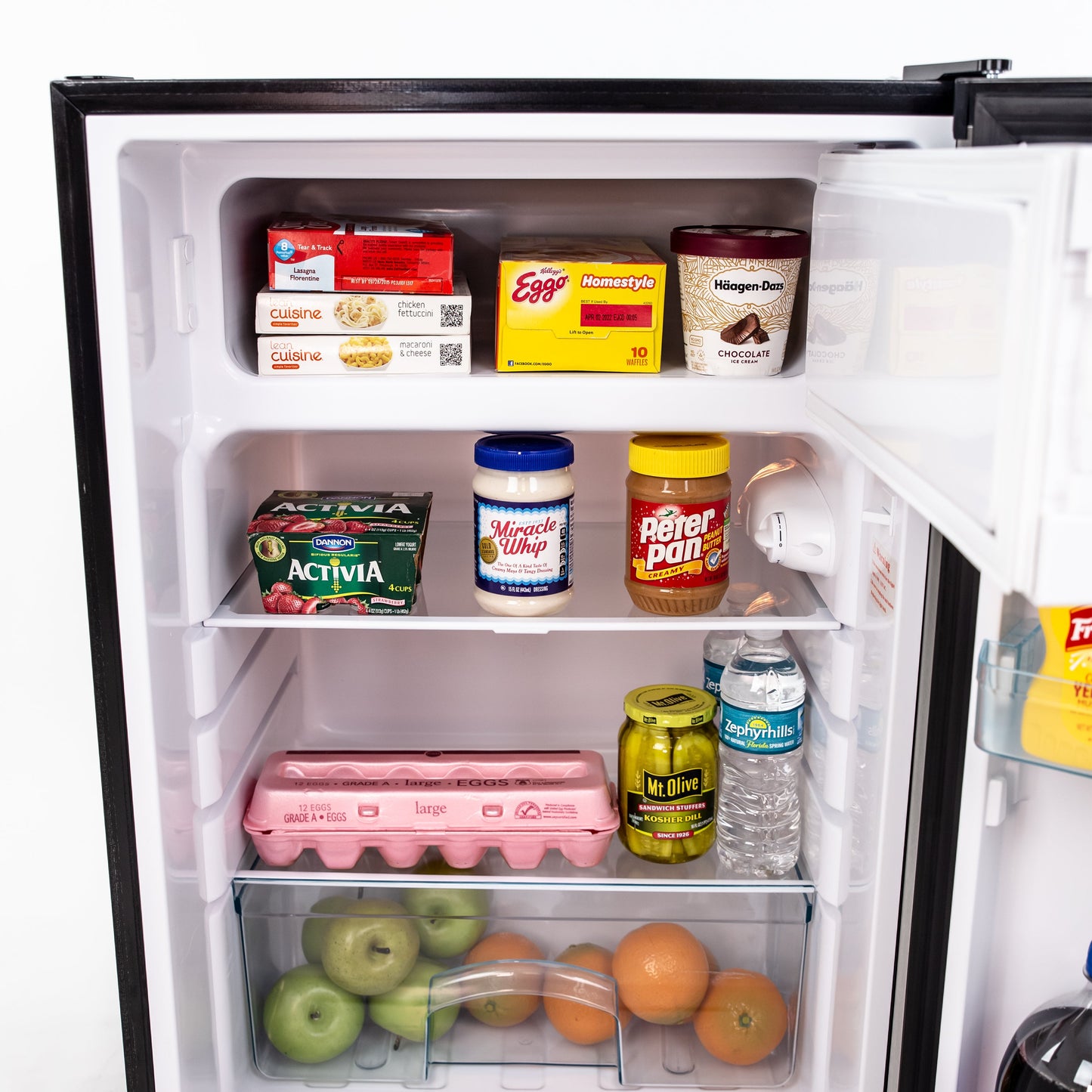Avanti 4.5 cu. ft. Compact Refrigerator with True Freezer - Stainless Steel