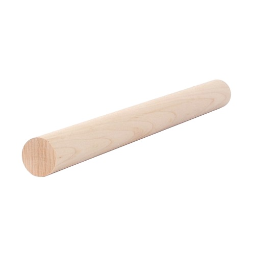 Smooth maple wood dowel rod for woodworking, crafts, and home improvement fasteners and hardware projects