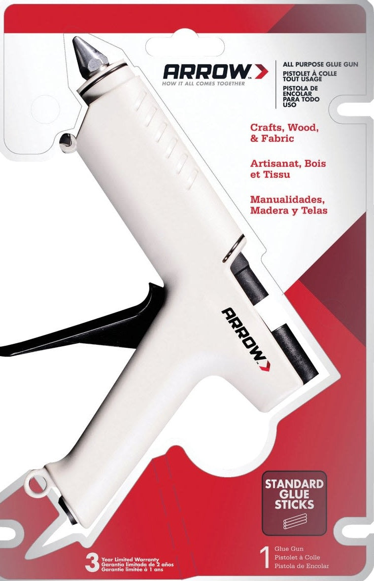 White and black professional glue gun for crafts and home improvement in glue and adhesives collection