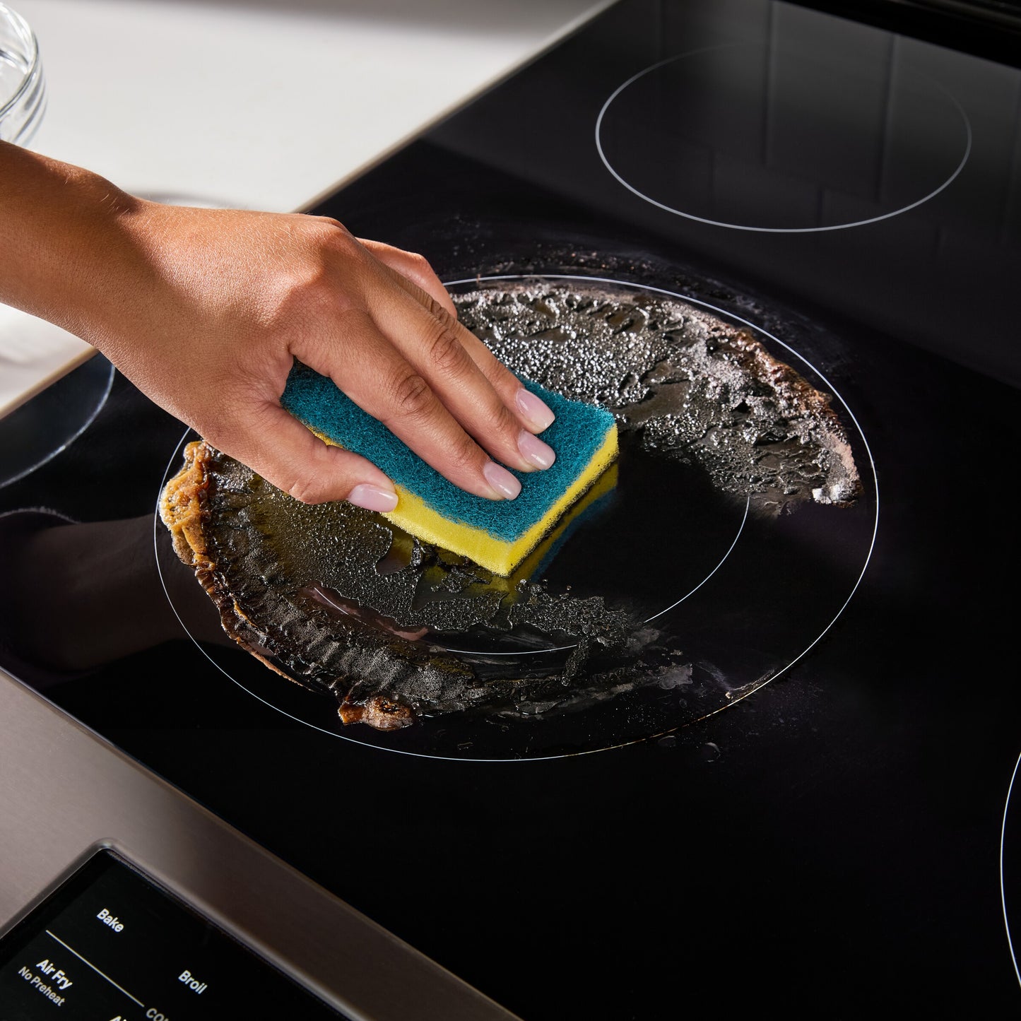 30-inch Smart Slide in Electric Range with Air Cooking Technology, No Preheat Air Fry, WipeClean™ Coating, Steam/Self Clean and High Speed Preheat