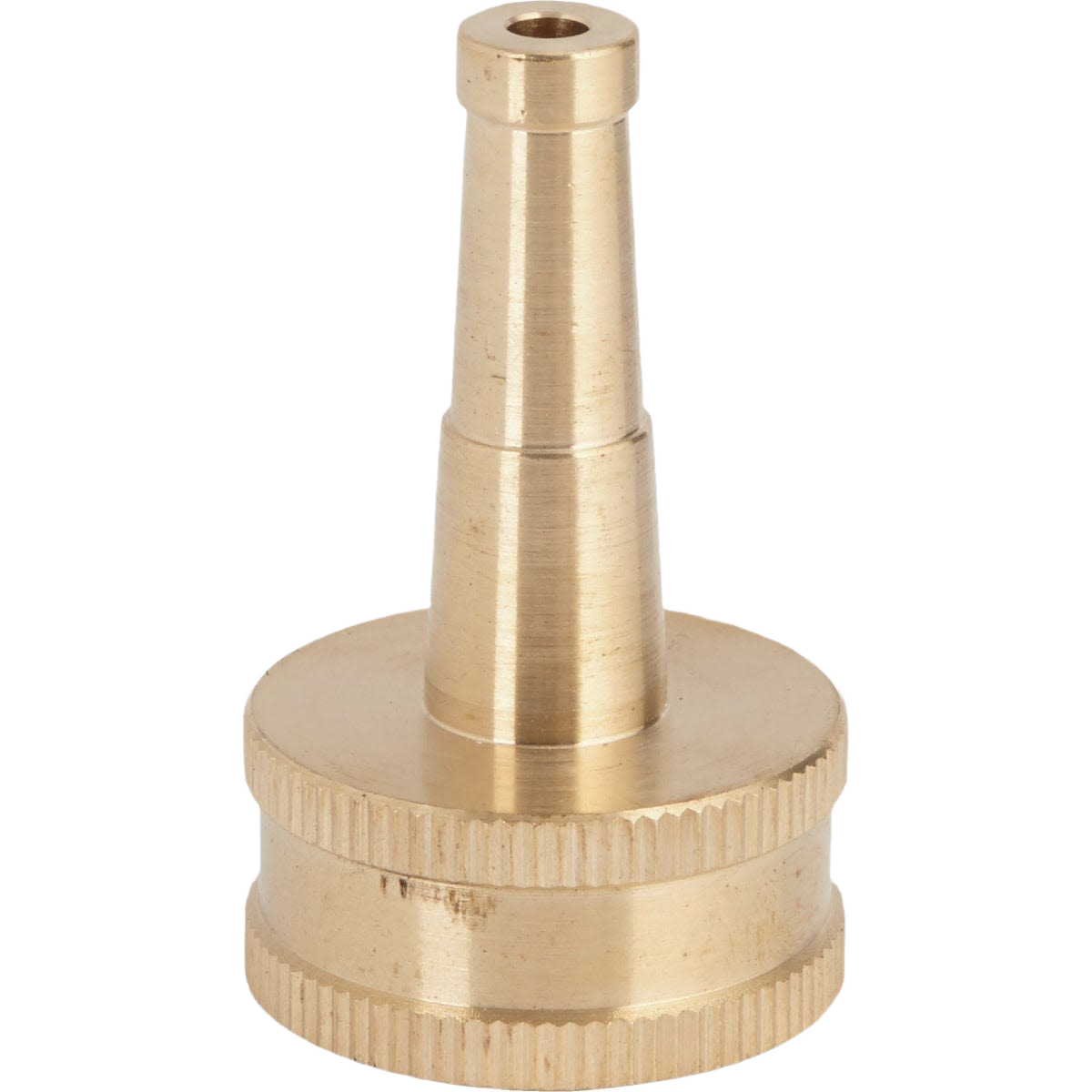 Solid brass sweeper nozzle with threaded base for watering and irrigation tools in lawn and garden use under $50