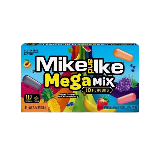 Colorful box of assorted fruit-flavored chewy candies in chocolates and candies and food and beverage collections under $50