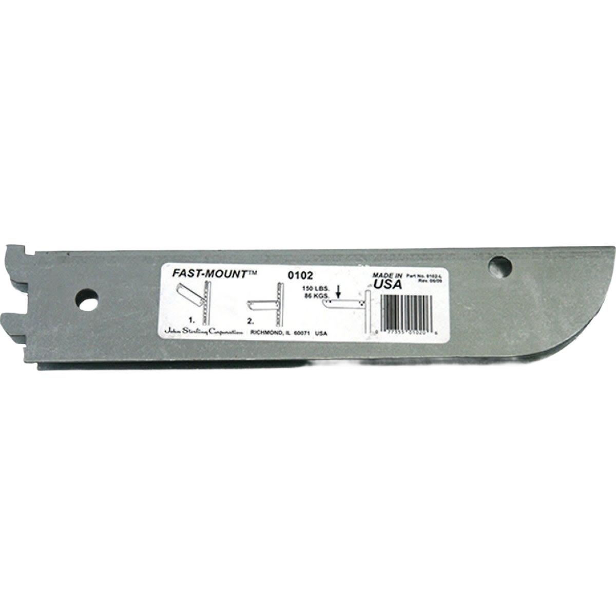 Galvanized steel double shelf bracket for durable storage and organization in shelving and home improvement projects