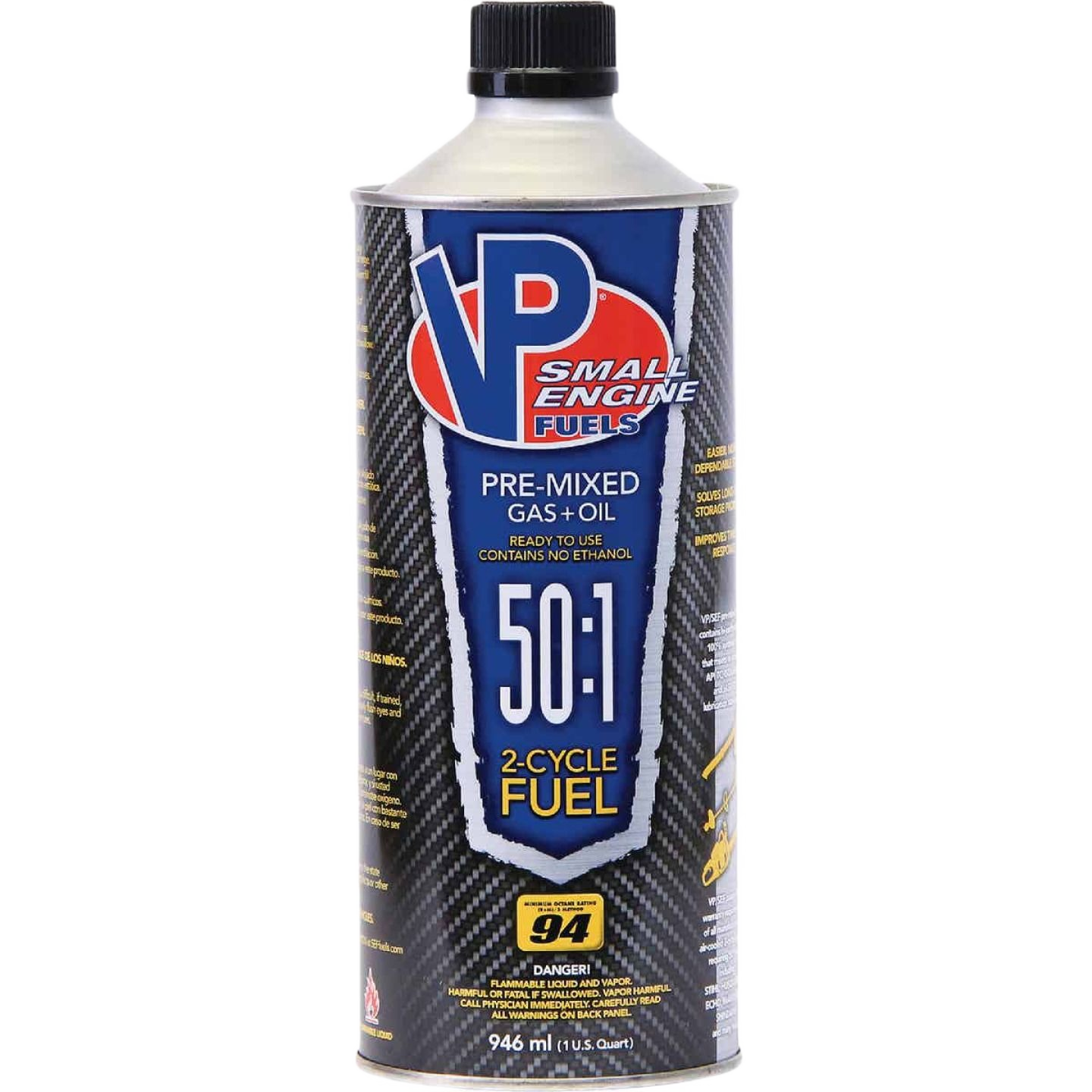 32 oz can of VP brand pre-mixed 50:1 ethanol-free gas and oil for 2-cycle engines in automotive supplies