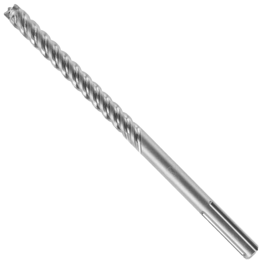 Silver SDS-max rotary hammer drill bit with carbide tip for concrete drilling in tool accessories and power tool collections