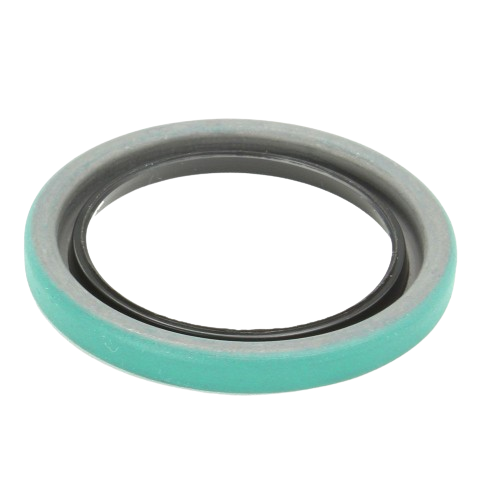 Round internal oil seal with green outer edge designed for durability in tools and home improvement tasks