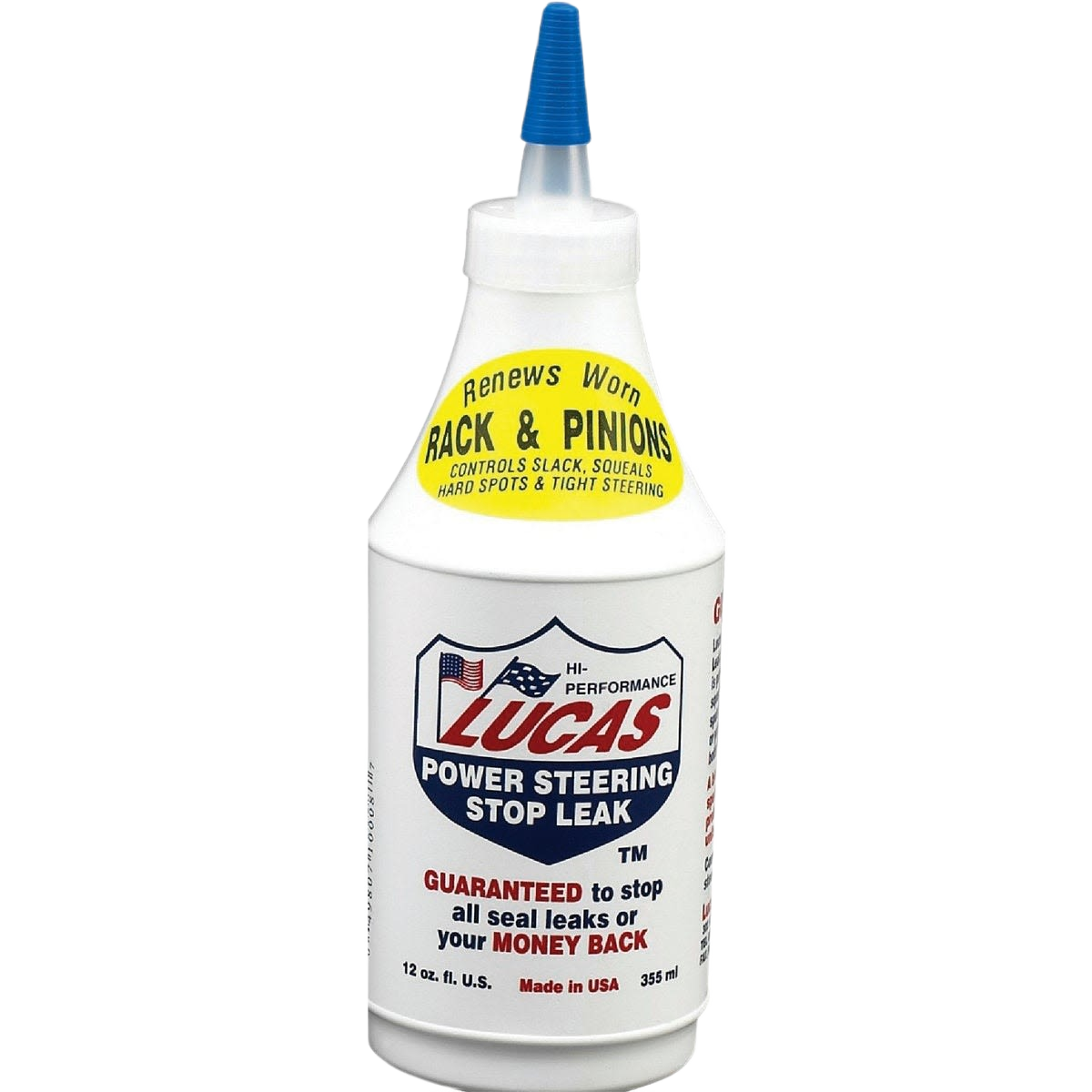Bottle of Lucas power steering leak stopper fluid for automotive fluids and lubricants collections under $50