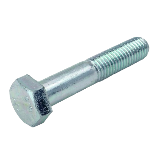 Steel hex cap screw with threaded shaft for John Deere parts and accessories in hardware collections
