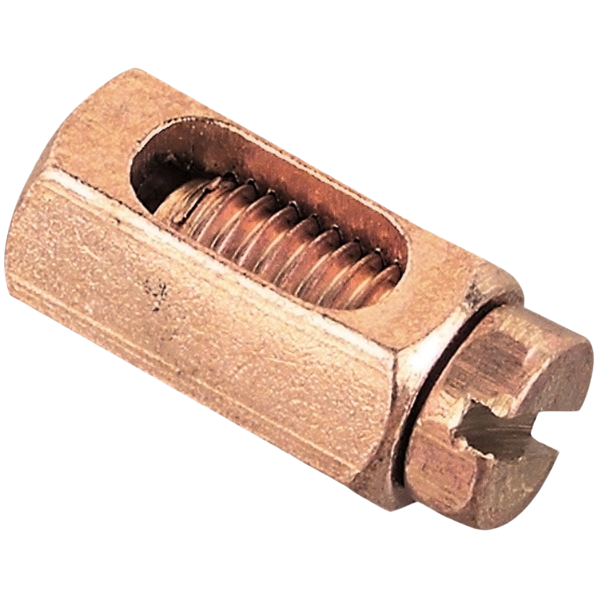 Copper alloy service entrance connector for 10 AWG stranded to 14 AWG solid wire in electrical projects under $50