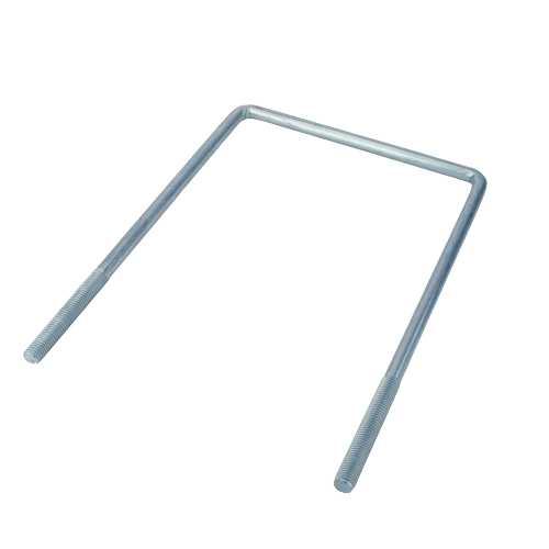 Galvanized steel U-bolt with threaded ends for John Deere hardware in nuts, bolts, and washers collection under $50