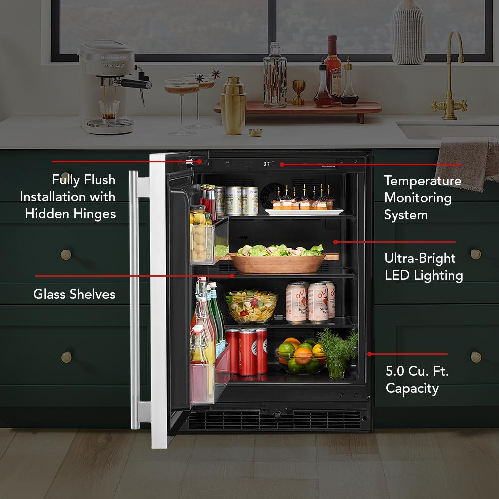24" Panel-Ready Undercounter Refrigerator