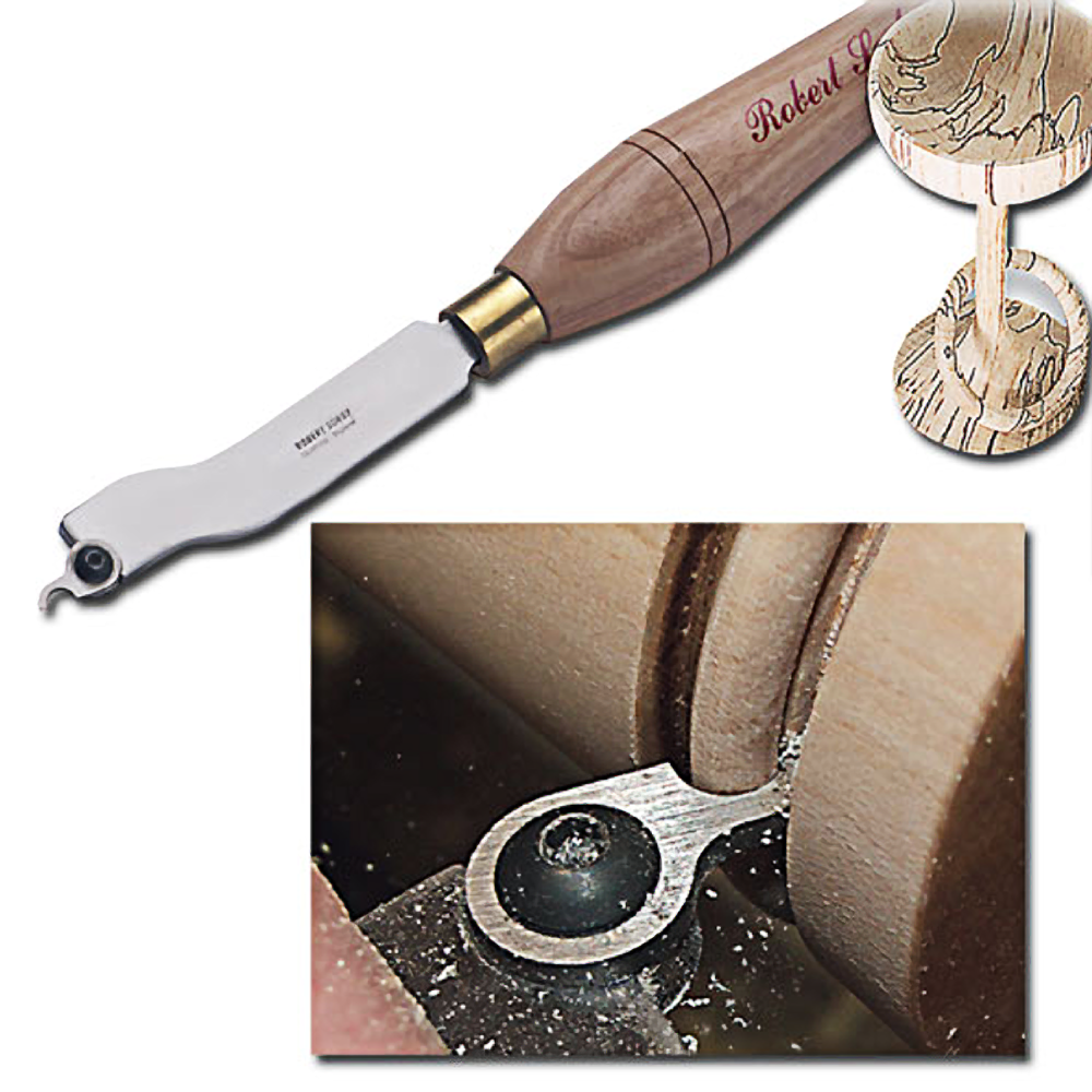 Woodworking captive ring tool with wooden handle and metal tip, ideal for intricate ring and bangle crafting under $50 collection