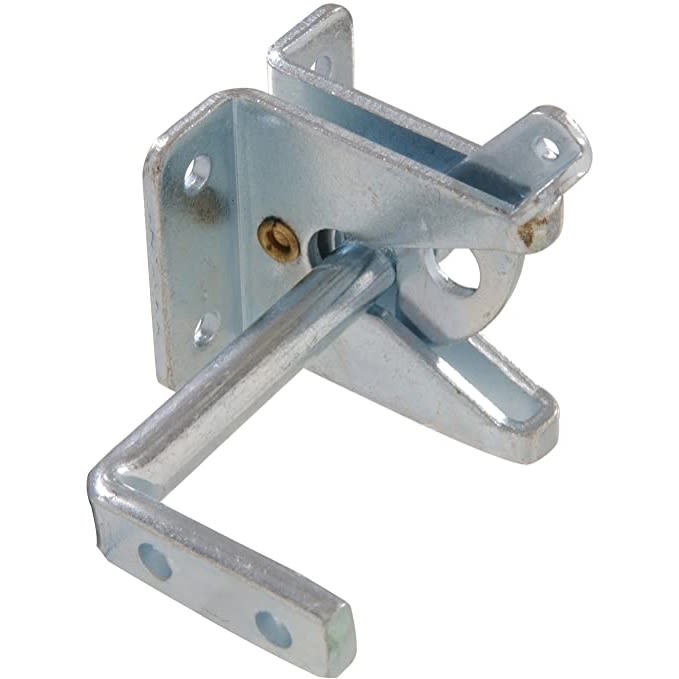 Zinc-plated out swinging gate latch for home improvement, hardware, and Hillman collections under $50