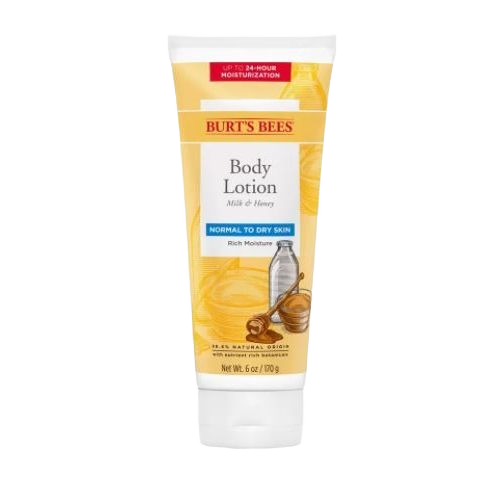 Tube of Burt's Bees Milk & Honey lotion for normal to dry skin in Health & Beauty and Skin Care collection