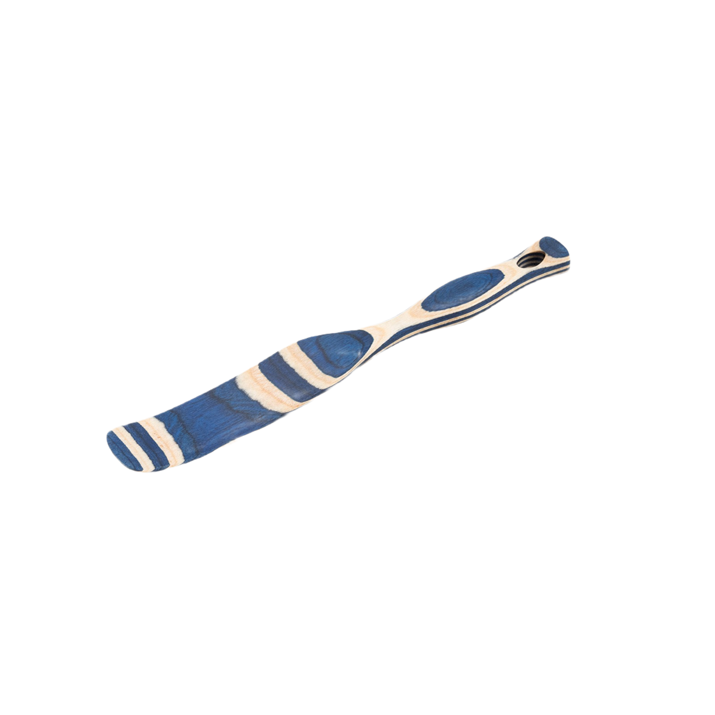 Slim blue laminated Pakka wood spurtle for kitchen utensils and cooking tools under $50 collection
