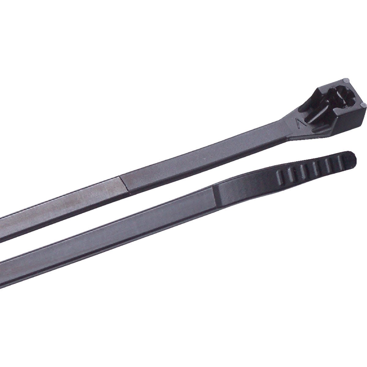 Black ultraviolet resistant releasable cable tie for organizing electrical wires and home improvement projects under $50 collection