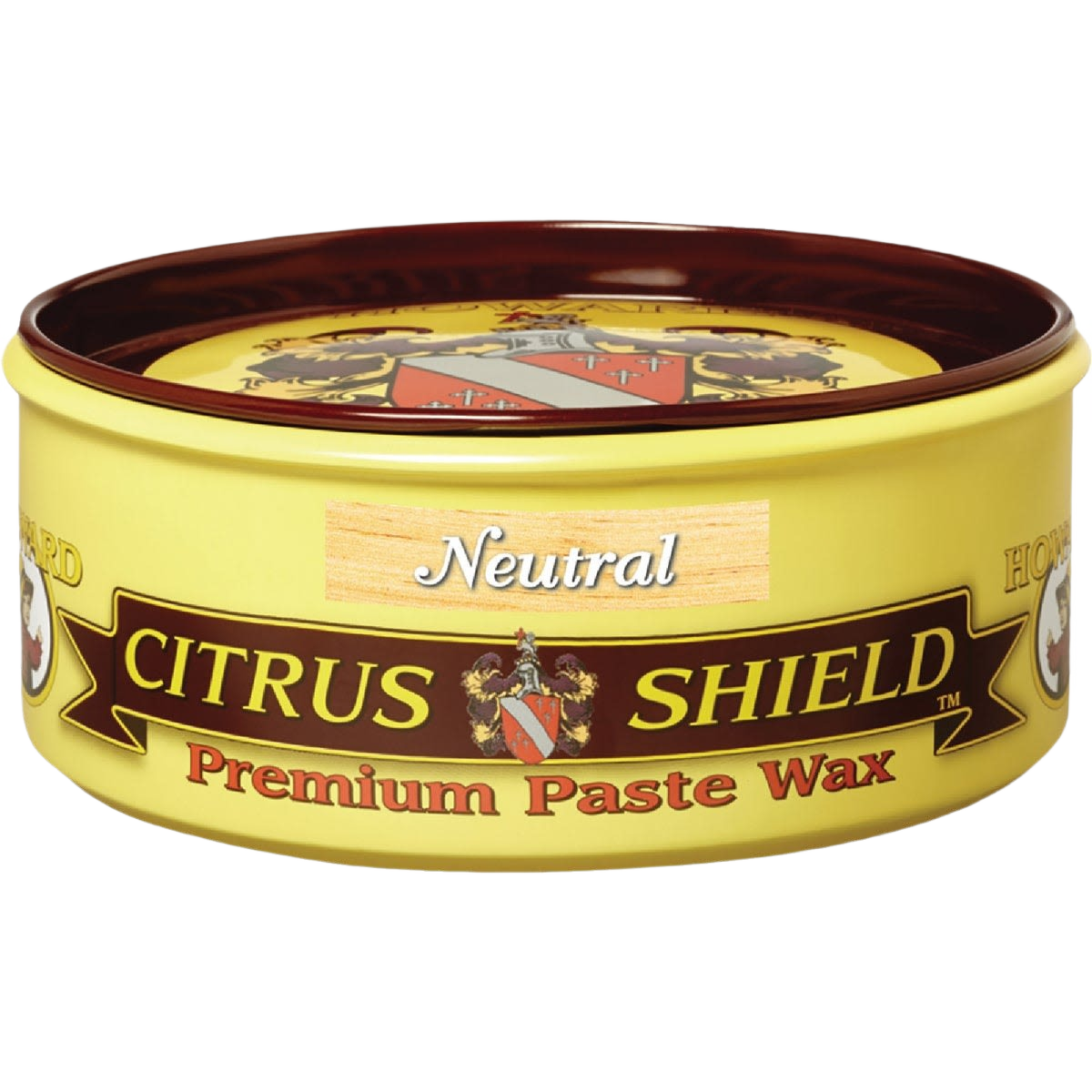 Round tin of citrus-scented paste wax for furniture protection in stains, sealers, and finishing supplies under $50 collection