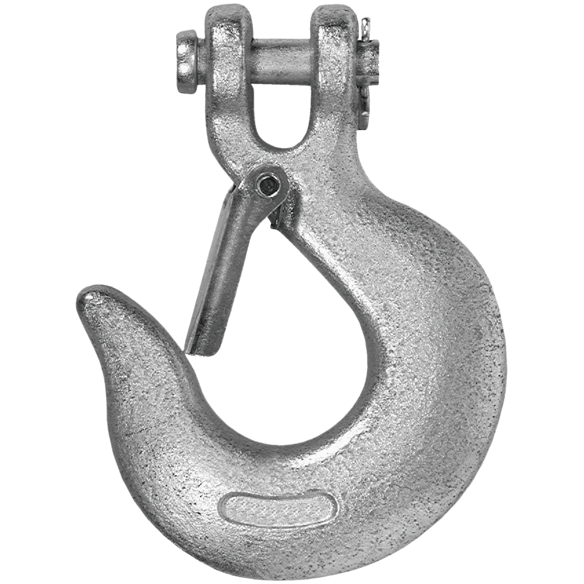 Galvanized steel clevis slip hook with latch for rope and chain fasteners in hardware and home improvement collections under $50