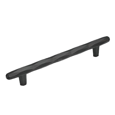 Black bronze cabinet pull with geometric faceted design for hardware and furniture accessories under $50 collection