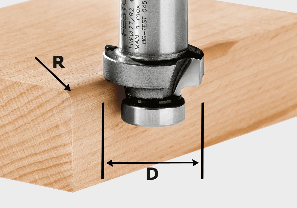 Festool 490094 Roundover Bit HW R4-OFK 500