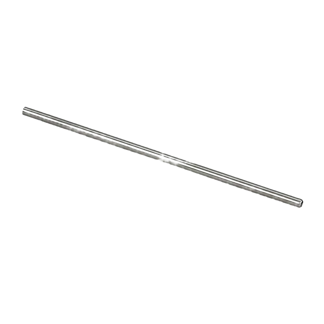 Slim metal cable threading needle designed for pulling wires in tools and home improvement projects