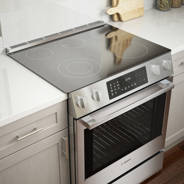 800 Series, Electric Slide-in Range, 30'', Stainless Steel