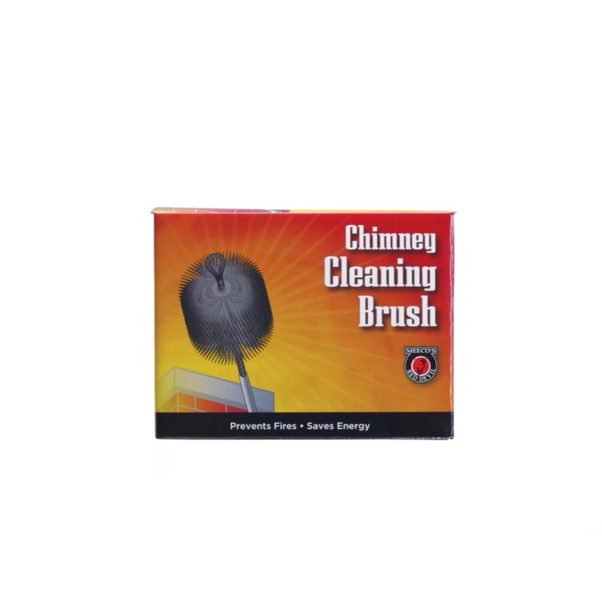 Meeco's Red Devil Round Poly Chimney Brush, 8 in.