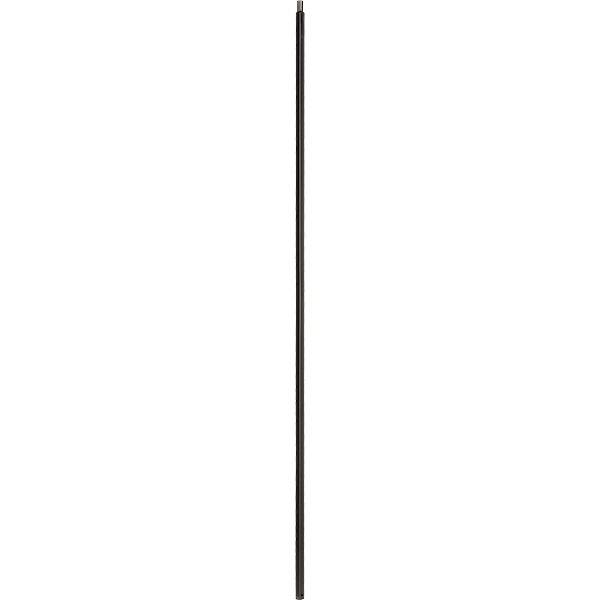 Stairtrends Plain 44 in. x 1/2 in. Iron Tubular Baluster, Satin Black