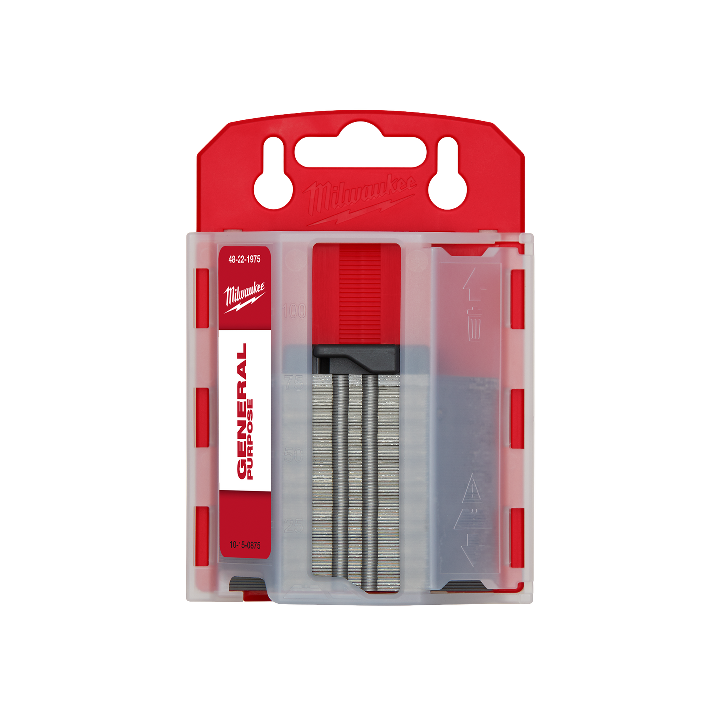 Milwaukee 75 PC General Purpose Utility Blades w/ Dispenser