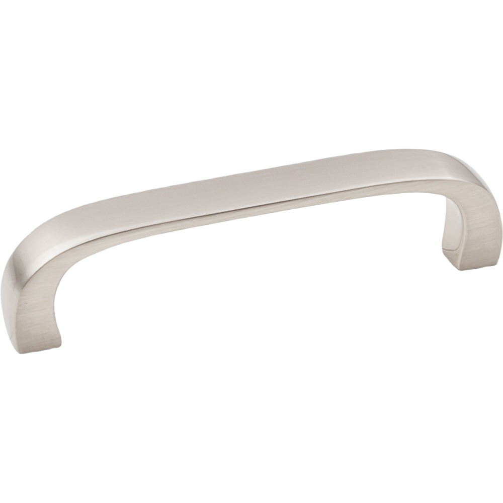 Satin nickel cabinet pull with a sleek modern design for furniture hardware and home improvement projects under $50