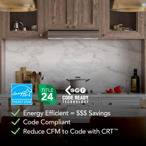 30" Under-Cabinet Range Hood, 640 MAX Blower CFM 0.8 Sones, 3 Speed