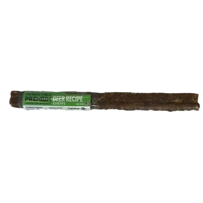 Long natural deer recipe dog chew with crunchy texture for pets, part of treats and pet supplies collections under $50