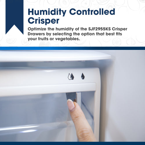 28.9 CF French Door, Dispenser