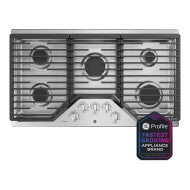 GE Profile™ 36" Built-In Gas Cooktop with Five Burners