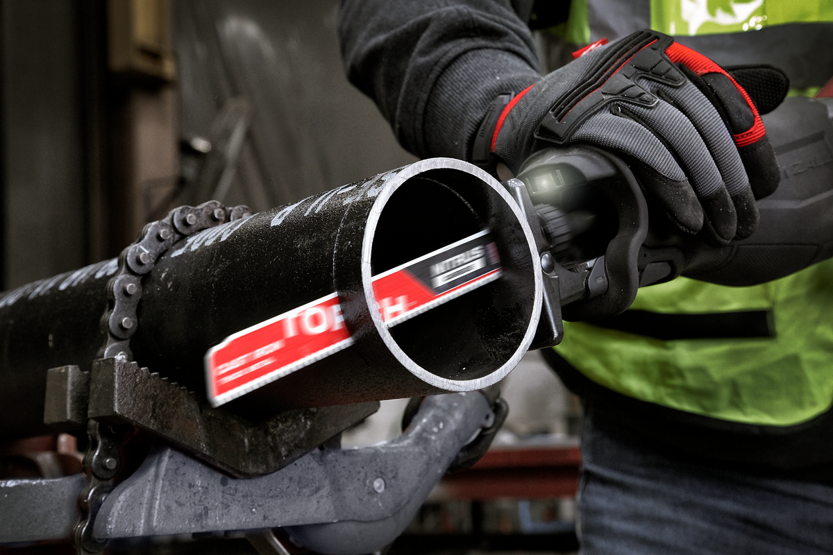 Milwaukee 9" 8 TPI TORCH™ w/NITRUS™ Carbide SAWZALL® Blade for Cast Iron, 3-Pack